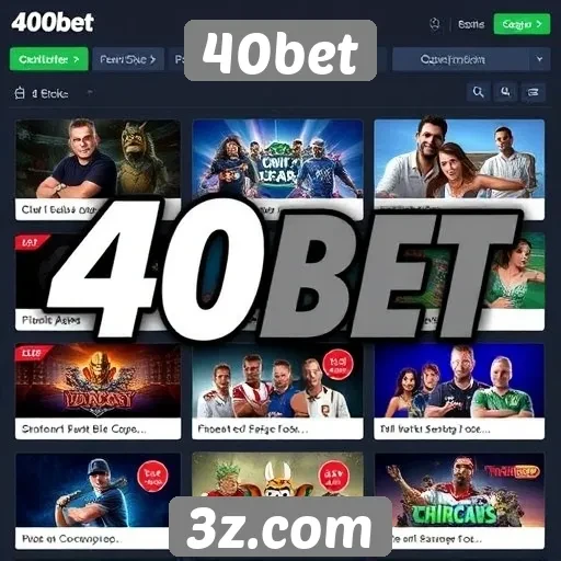 Principais jogos disponíveis no 40bet